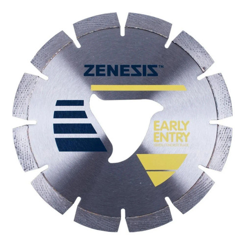 Zenesis Early Entry Green Concrete Blade Yellow 13 3/8 inch Soff Cut