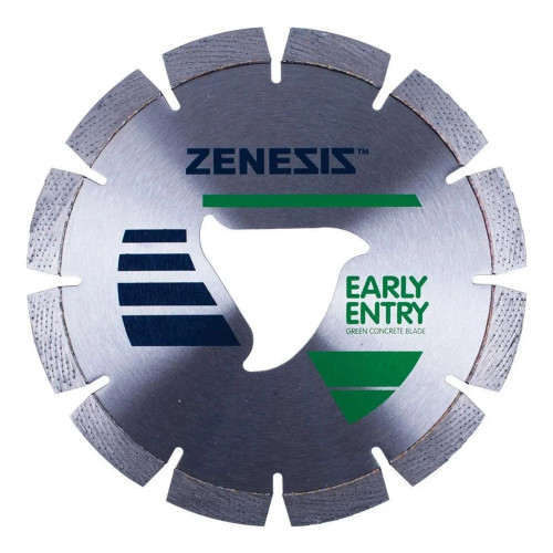 Zenesis Early Entry Green Concrete Blade Green 10 inch Soff Cut