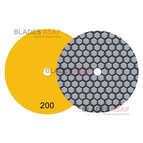 General Tool Dry Polishing Pad, 4 inch, 200 Grit