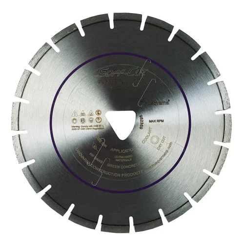Husqvarna Tacti Soff Cut FLX 1000, 10 inch, Purple Early Entry Blade