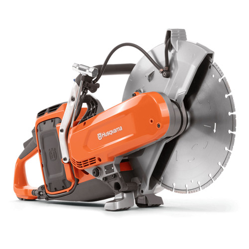 Husqvarna K1 PACE Lightweight Battery Concrete Cutter for Precision Work, Saw Close up