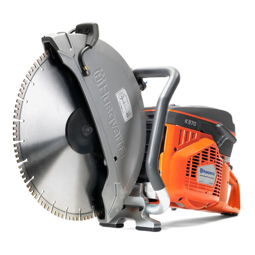 Husqvarna K?970 Rescue High-Performance Saw with Ergonomic Handle for Control, Close up View