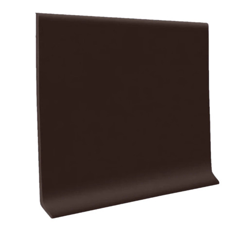 Pinnacle Brown Rubber Wall Base 4 inch