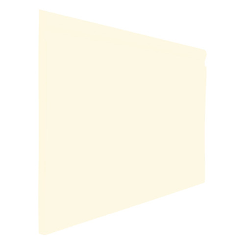 Contours Wallbase Fashion White 6 1/4 inch