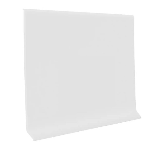 Flexco Vinyl Wall Base True White .080 x 4 inch