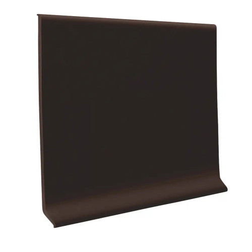 Flexco Black Brown Wall Base 4 Inch Vinyl