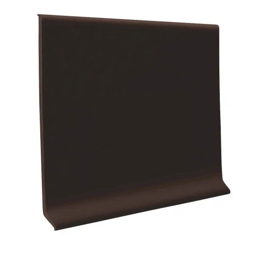 Flexco Black Dahlia Wall Base 4 Inch Vinyl