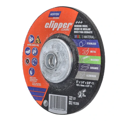 Norton Clipper Classic 5 inch Type 27 Multi-Material