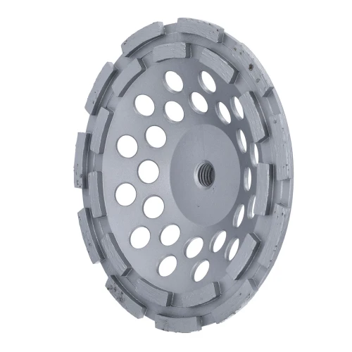 Norton Clipper Classic 7 inch Double Row Diamond Cup Wheel- Concrete, Dry