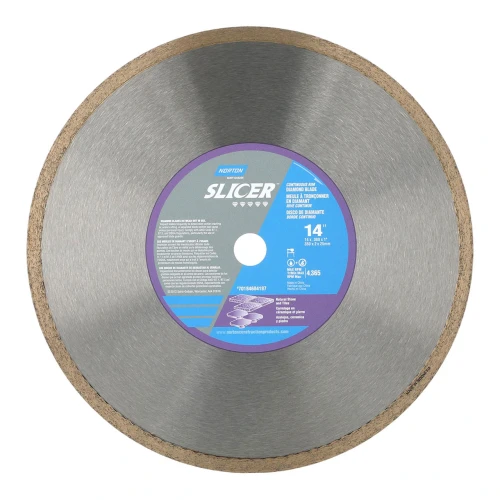 Norton Clipper Slicer Continuous Rim 14 inch Blade- Tile