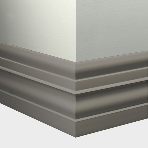 Tarkett Millwork Attache Wall Base Grey 6 inch- MW48E