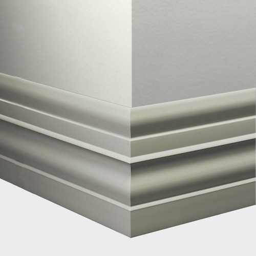 Tarkett Millwork Attache Wall Base Silver Grey 6 inch- MW55E