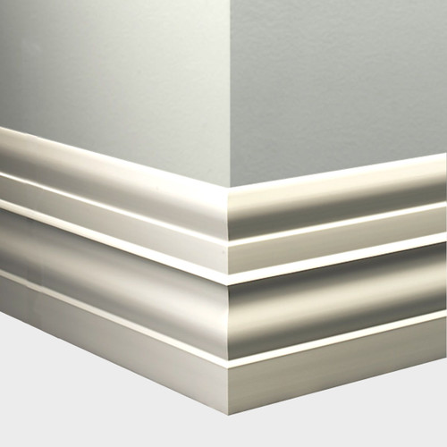 Tarkett Millwork Attache Wall Base White Sand 6 inch- MW68E