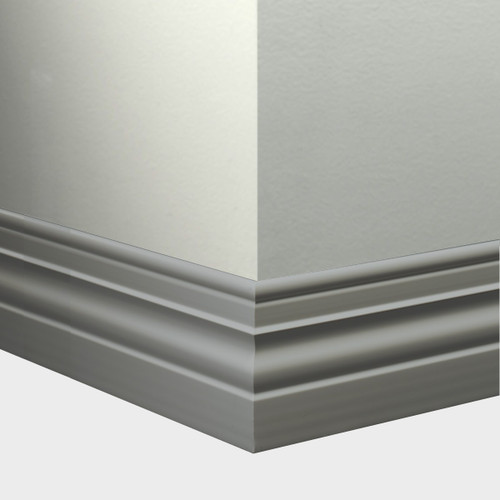 Tarkett Millwork Diplomat Wall Base Medium Grey- MW28A