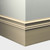 Tarkett Millwork Monarch Wall Base 6 inch x 8 feet Silk- MW129M