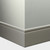 Tarkett Millwork Reveal Wall Base 4 1/4 inch Silver Grey