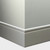 Tarkett Millwork Reveal Wall Base 6 inch Platinum