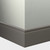 Tarkett Millwork Reveal Wall Base 6 inch Grey