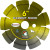 First Cut Expert Yellow Early Entry Blade for Medium Soft Aggregate- 6 inch, Soff Cut Compatible