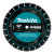 Makita 14 inch Rebar, Angle Iron, Metal Studs Diamond Blade- 3 Pack Savings