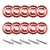 Husqvarna Elite Soff Cut XL-3000, 12 inch, Red Early Entry Blades | Medium Hard Aggregate, 10 Pack + 5 Skid Plates