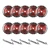 Husqvarna Vari Soff Cut VC-3000, 6 inch, Red Early Entry Blades | Hard Aggregate, 10 Pack + 5 Skid Plates
