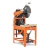 Husqvarna MS 610 Masonry Saw, table saw, left 45 degree angle view, and blade