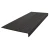 Roppe Charcoal Vantage Raised Circles Stair Tread Without Riser, 72 Inch
