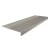 Roppe Ribbed Ashen Square Nose Stair Tread- 60 Inch