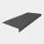 Roppe Heavy Duty Smooth Stair Tread Charcoal 48 Inch