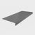 Roppe Smoke Heavy Duty Smooth Stair Tread 72 Inch