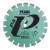 Pearl Abrasive P4 Segmented 16 Inch Asphalt, Green Concrete Blade