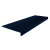 Roppe Ribbed Stair Tread, Square Nose 60 Inch Deep Navy