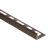 Schluter Jolly Brushed Antique Bronze Anodized Aluminum