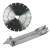Husqvarna FLX 1000, 8 inch x .100 Purple Soff Cut Early Entry Diamond Blade | Very Hard Aggregate