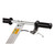 Husqvarna Soff-Cut 150E Concrete Saw, Close-Up of Ergonomic Handle Design.