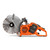 Husqvarna K540i Excellent for Wet and Dry Cuttings, Side View