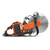Husqvarna K1 Pace Rescue Saw Battery Electric, hand held, left side view, with diamond blade