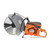 Husqvarna K970 Rescue Saw Battery Cutter, Side View