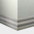 Tarkett Millwork Delineate Wall Base Vapor Grey 4 1/4 inch- MW23T