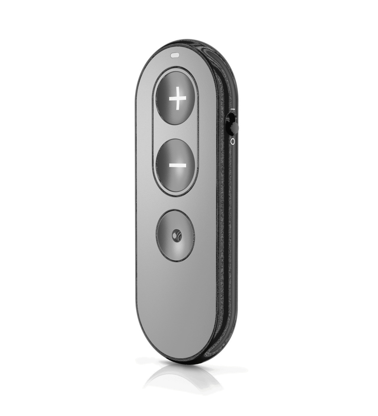 Remote control against white background