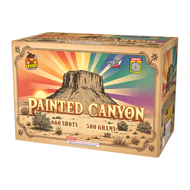Painted Canyon Firework