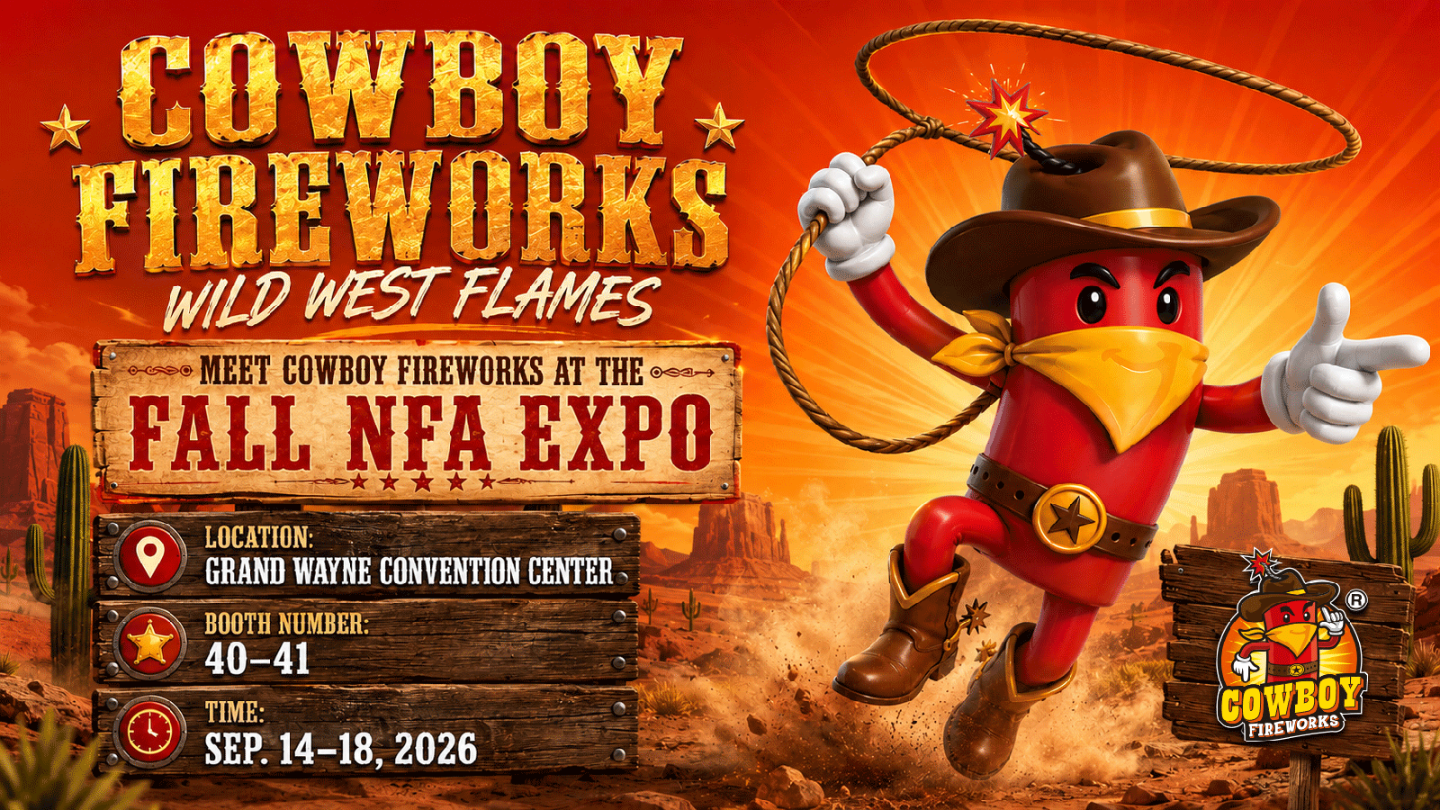 Cowboy Fireworks Is Heading to NFA 2026