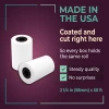 Dejavoo P8 thermal paper rolls 2 1/4 x 50 ft made in the USA, coated and cut in the United States