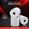 Epson TM-U220 bond paper rolls made in the USA, 3 in (76mm) x 165 ft