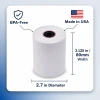 Clover Station paper roll dimensions 3.125 in 80mm width 2.7 in diameter