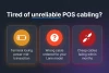 Common POS cabling problems solved by OEM Ingenico Lane powered USB cable