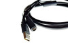 Ingenico Lane 3000 / 5000 / 7000 / 8000to Powered USB PC Cable - Connector View