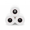 Three Veeder Root TLS 350 thermal paper rolls stacked