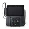 VeriFone M400 terminal with stylus pen holder installed on left side